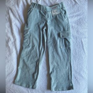 Cat & Jack Ribbed Cargo Pants in Light Blue